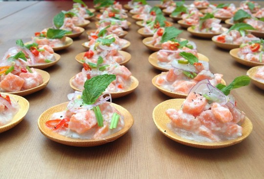 Salmon Ceviche at Feast Portland | Rosemarried