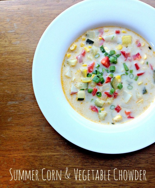 Summer Corn and Vegetable Chowder | Rosemarried