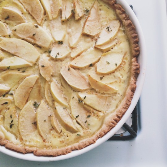 Apple Custard Tart | Rosemarried