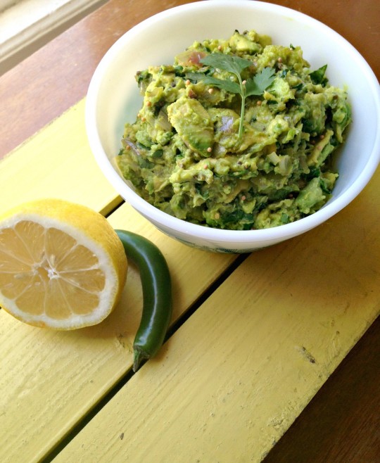 Avocado Dip with Cilantro, Mustard Seeds, Curry, and Serrano Peppers | Rosemarried