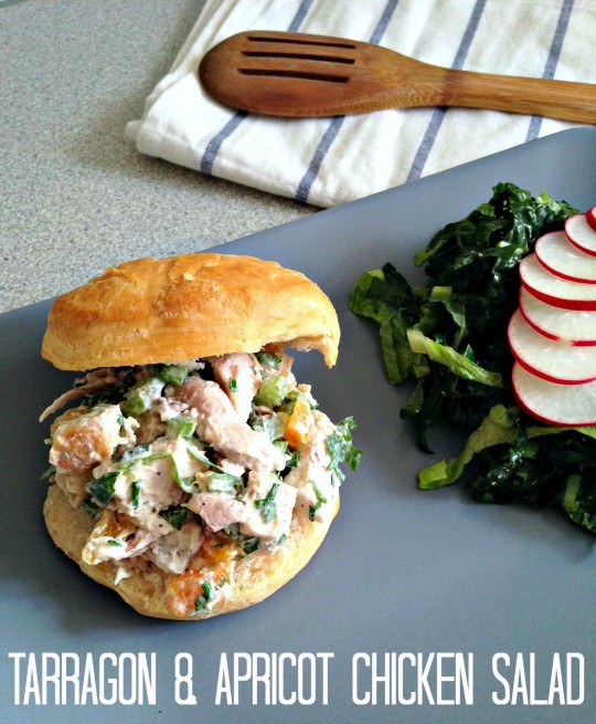 Tarragon and Apricot Chicken Salad | Rosemarried