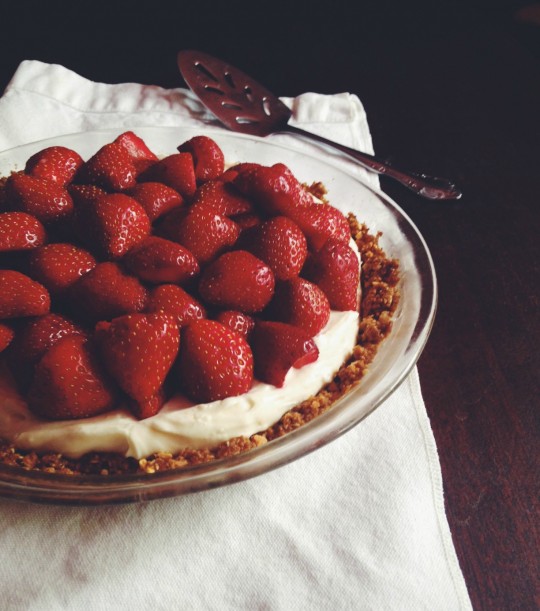 Strawberry Cream Pie | Rosemarried