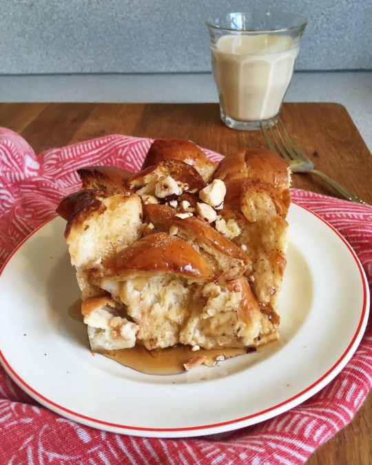 Baked Eggnog French Toast from Rosemarried.com