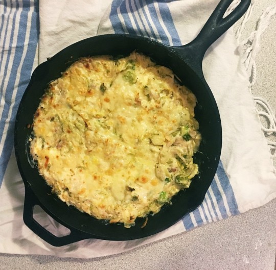 brussels sprouts and shallot dip